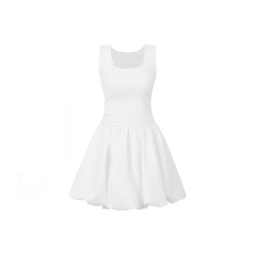 DOSOHEB Экрю Женские Слиплатья