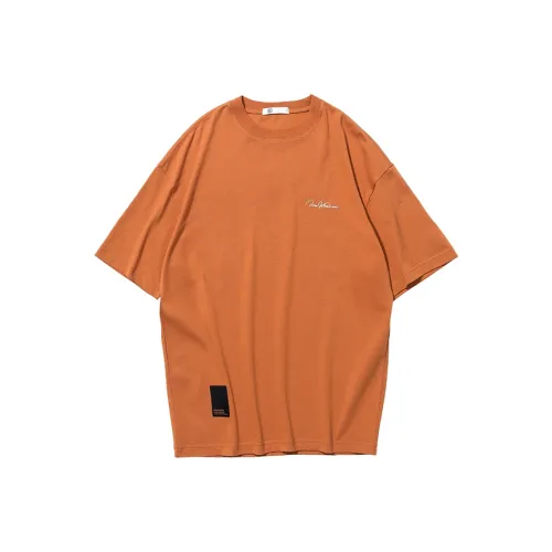 ZUO Оранжевый Красный Мужская T-Рубашка