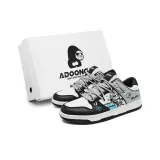 Чёрный Серый [Обувная коробка включена]