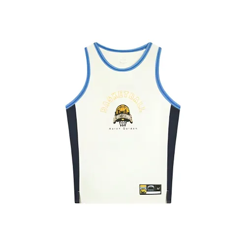 361° Баскетбольная Джерси Мужская Кремово-Белая Serene Темно-Синяя