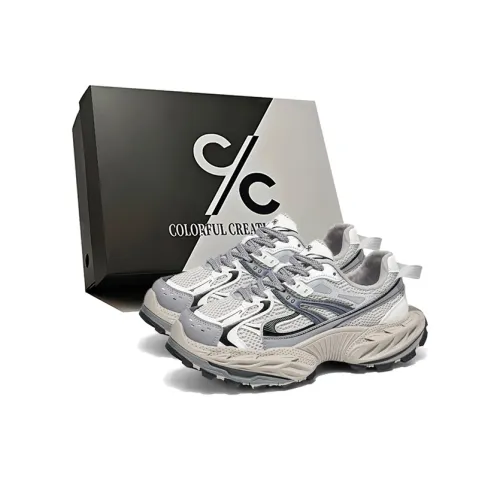Colorful Creations Амортизация Противоскользящие Устойчивые к истиранию Дышащие Увеличивающие высоту Кроссовки с толстой подошвой Мужские