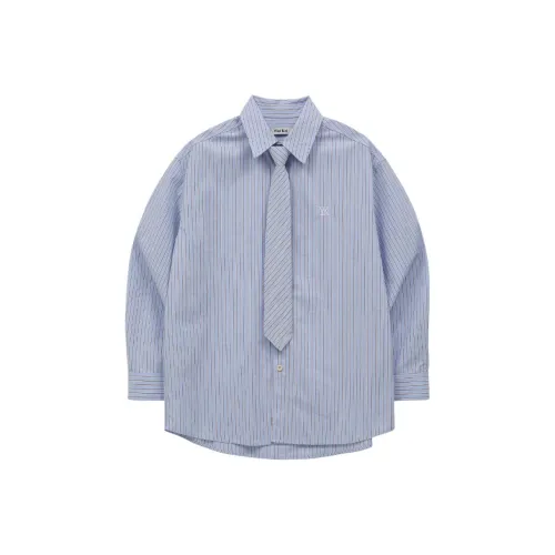 WAIKEI Небесно-голубой Унисекс Рубашки