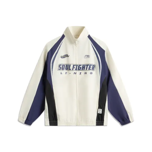 LINING x LEAGUE OF LEGENDS Тренчкот Унисекс Айвори Deep Сумерки Синий Черный