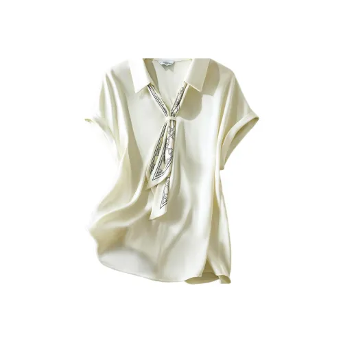 IHIMI Экрю Женские Рубашки