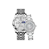 Серебристо-белый + Моранди серый