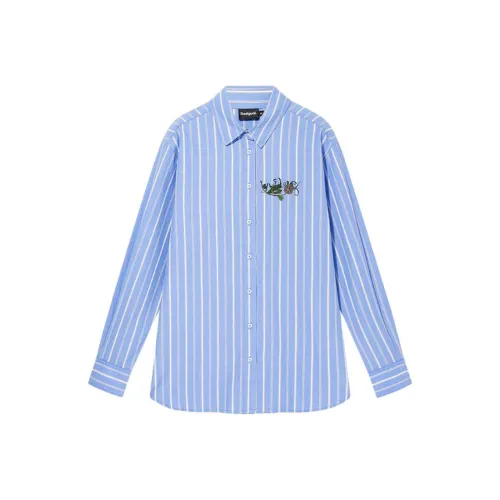 Desigual Светло-синие Женские Рубашки