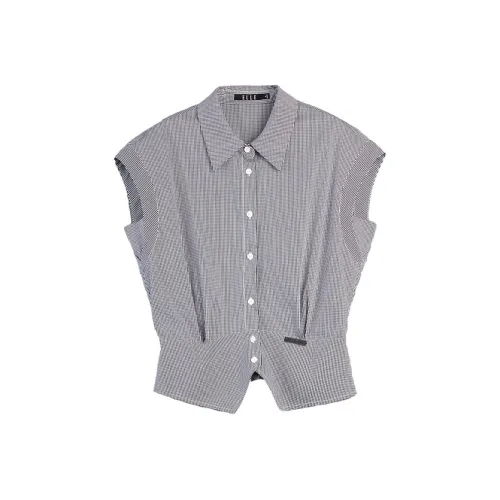 ELLE Черно-белая панда Женские рубашки