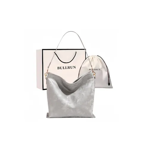 Bullrun Сумка Tote из синтетической кожи сумка через плечо женская серебряная