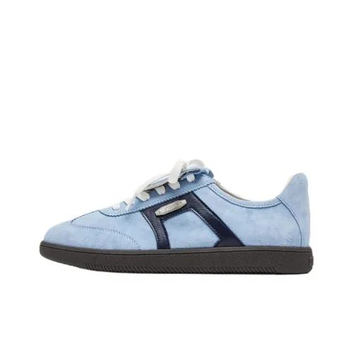 Staccato Маленькая Нота Устойчивая к Износу Низкий Топ Скейтборд Кроссовки Женские Утренний Туман Синий