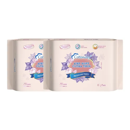 MIANROUSHIGUANG Беллфлауэр Коллекция Повседневные Периодические Подкладки 245мм*10 шт*2 Сумка