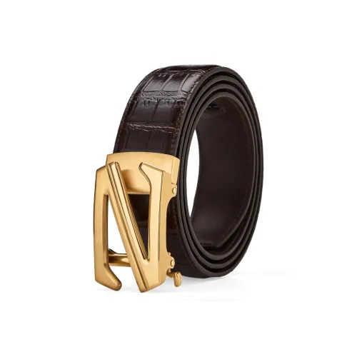 Jeccieziio Ремни из коровьей кожи Мужской Ширина 3,5 см