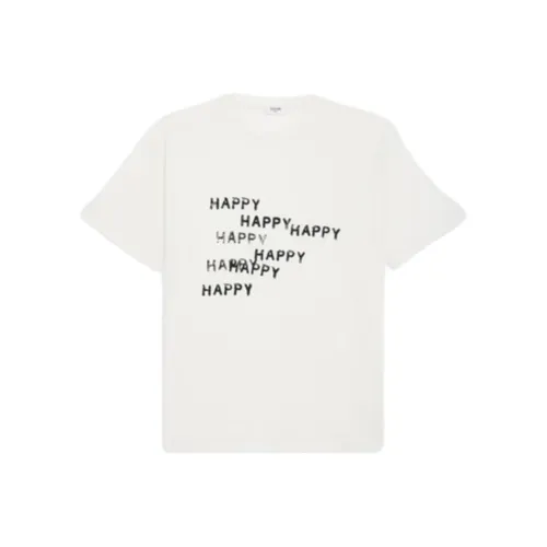 CELINE Белая Мужская T-Рубашка