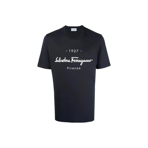 Ferragamo Мужские черные T-рубашки