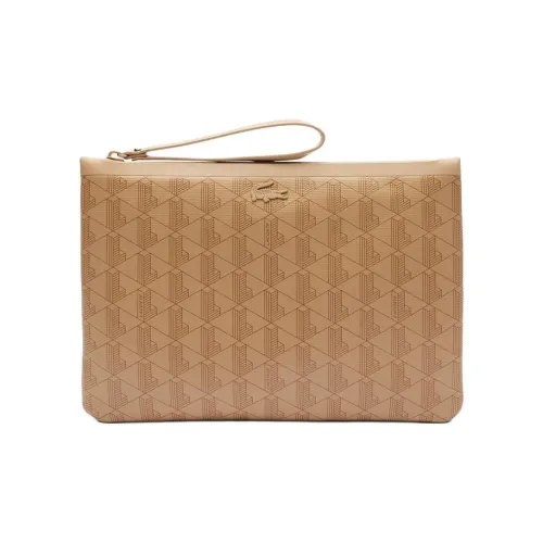 LACOSTE Хлопок Клатч Женский Светло-Коричневый