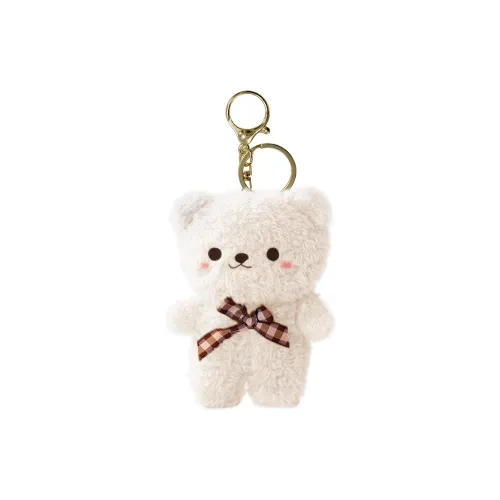Ten Thousand Children's Music Мокко Клетчатый Медвежонок Куклы Плюшевый Брелок 11 см Высота