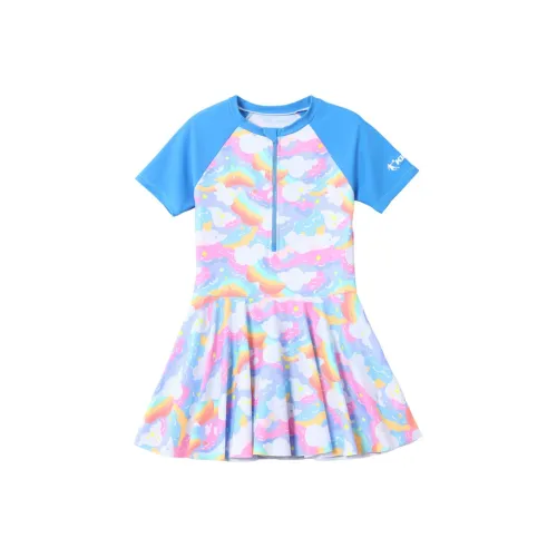 QIAODAN Детский купальник синий для детей 3-7 лет