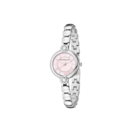 Corriberty Кварцевый механизм сплав ремешок женские часы розовый циферблат