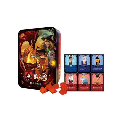 Werewolf Premium Collection EDITION Железная коробка Включено Нумерованные карточки и Обложки для карт Мафия