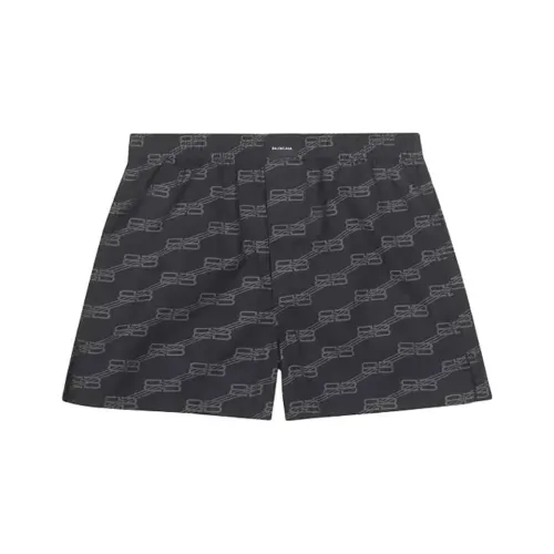 Balenciaga SS25 Повседневные шорты стандартный крой женские черный серый