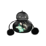 Династия Цин - Черный грунт с ароматическим саше в виде лотоса