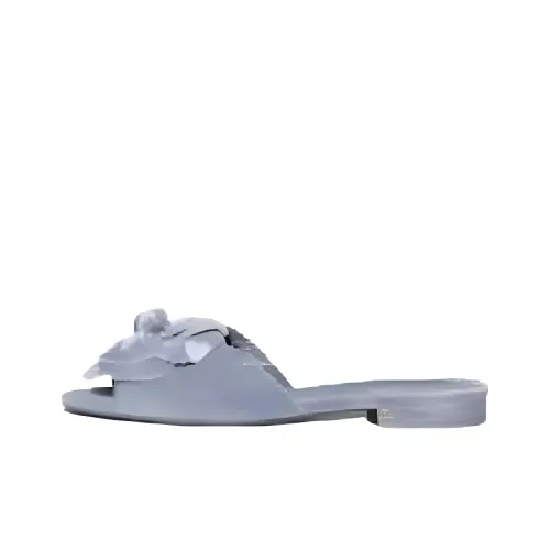 CHANEL Rubber Slide Тапочки Женские Серые