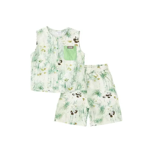 Mami Macca Повседневная спортивная одежда 2 предмета комплект с принтом для детей 3-7 лет