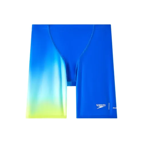 Speedo x Moody Tiger Детский купальник Индиго-синий Зеленый Градиентный для детей 3-7 лет