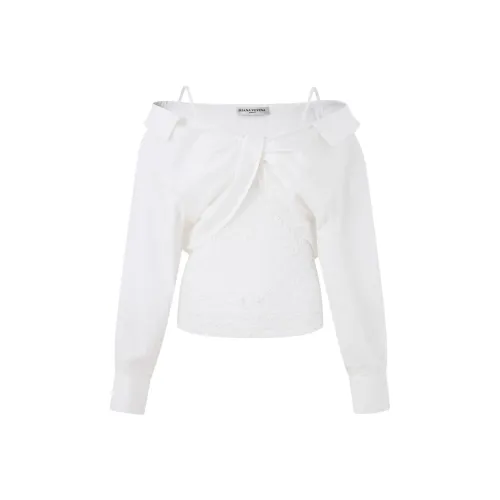 DIANA VEVINA Белые Женские Рубашки