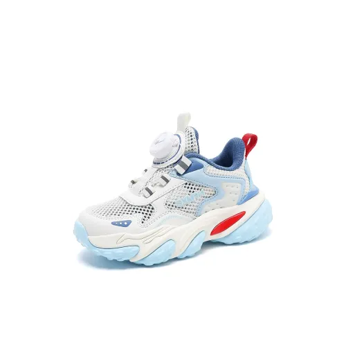 Binary Дышащий Легкий Амортизация Низкий Топ Детские Беговые Кроссовки Светло-Синий Детский