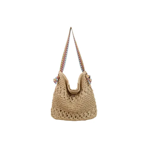YAKEDA YAY Тот Сумка из Плетеного Соломенного Ткани Сумка через Плечо Женская Многоцветная