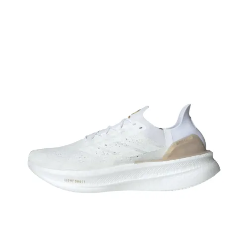 Adidas Ultraboost Light 2 V2 Беговые кроссовки Низкий Топ Белый/Матовый Золото Унисекс