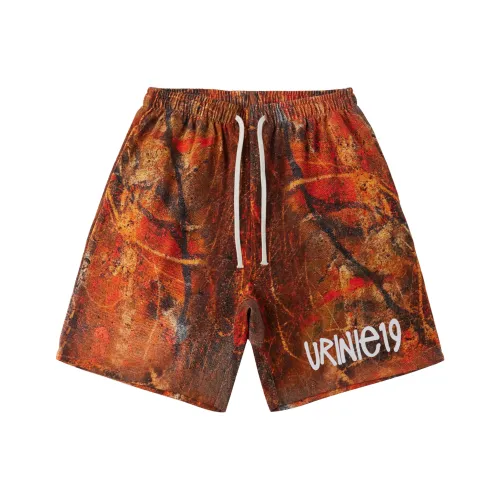 URINIE19 Апельсин Камуфляж Шорты Унисекс Повседневные шорты