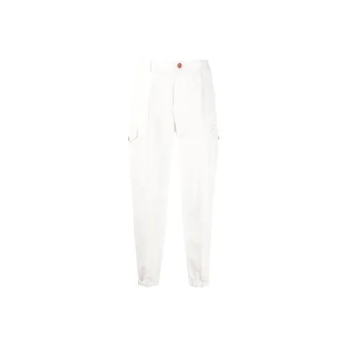 BRUNELLO CUCINELLI Белые Мужские Вязаные Спортивные Штаны
