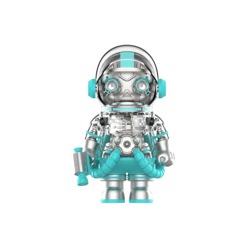 POP MART Коллаборация Edition 400% Mega SPACE MOLLY 400% Робот Engine Модные Фигурки