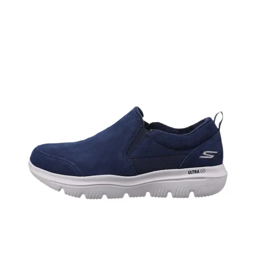 Skechers Go Walk Evolution Ultra Low Топ Повседневная обувь Мужская Морской синий