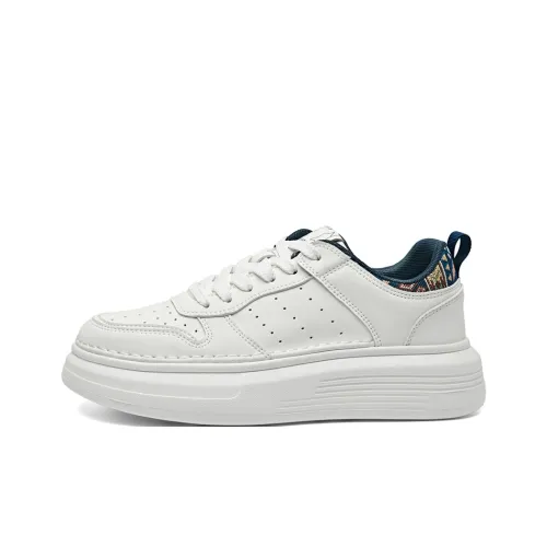 FAIRWHALE Этнический стиль Slip-resistant Low Top Скейтборд Кроссовки Мужские