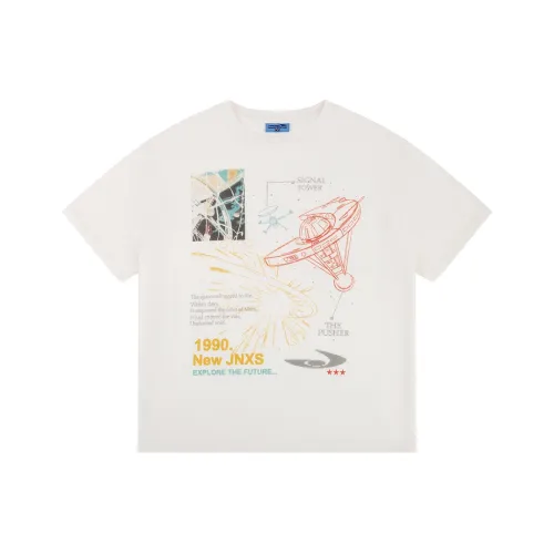 NewJnxs Silver Wing Series SS25 T-Shirt Унисекс