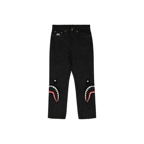 A BATHING APE SS25 BKX/Черный Мужские Джинсы