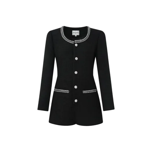 DIANA VEVINA Черные Женские Комбинезоны