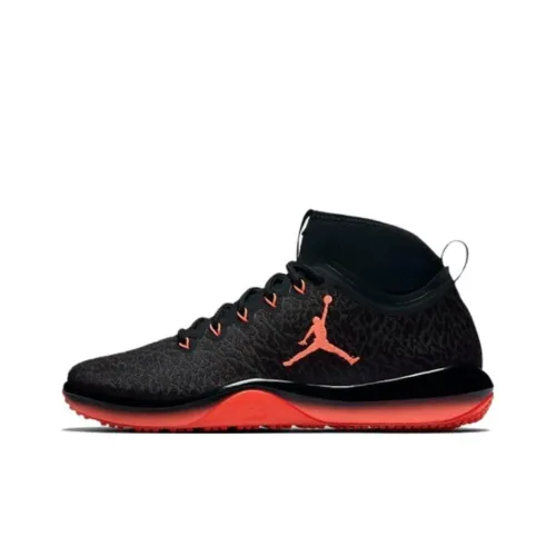 Jordan Trainer MID Топ Баскетбольные кроссовки Мужской Черный