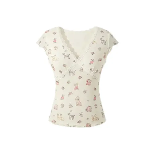 EMDPN Белые Женские Футболки