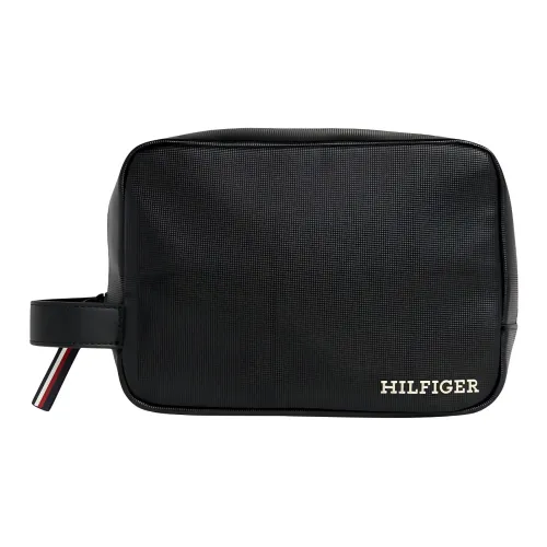 Tommy Hilfiger Полиуретан Клатч Маленький Мужской Черный