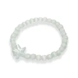 Многоцветный глазированный браслет с бусинами в виде морской звезды, дизайн