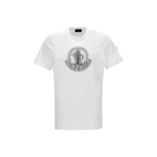MONCLER Белая Мужская T-рубашка