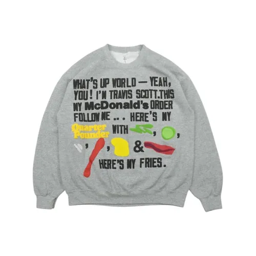 TRAVIS SCOTT Серый Унисекс Толстовки