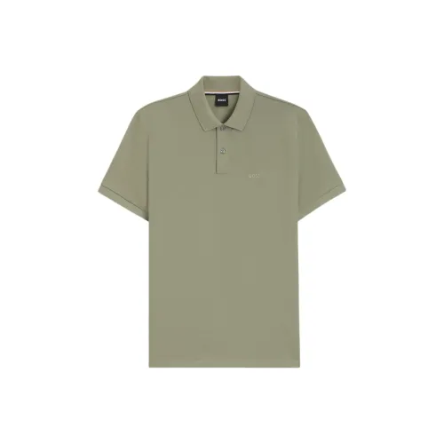 Hugo Boss Поло Мужское Зеленое