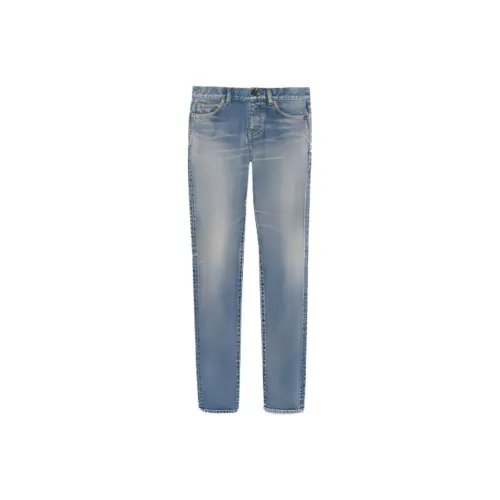 SAINT LAURENT Джинсы Женские Синие