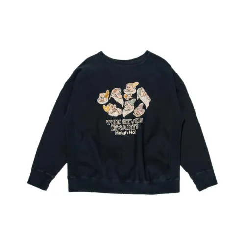Bowwow SS25 【Арочный Wow Disney Collection】Семь Лысых Толстовка Унисекс
