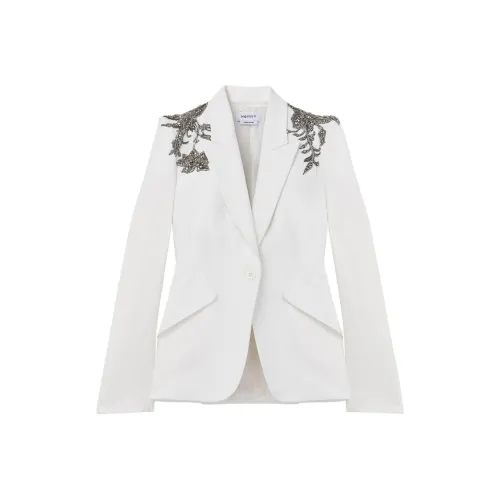 Alexander McQueen Серебряные Женские Куртки