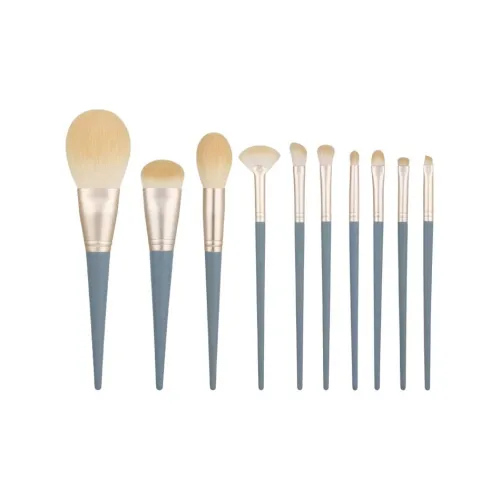 MAQINA Синий Bridge Кисть для макияжа Набор Мягкий и Дружественный к коже 10 шт упаковка